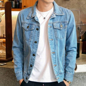 Jaqueta Masculina Jeans Velvet Lorennzi