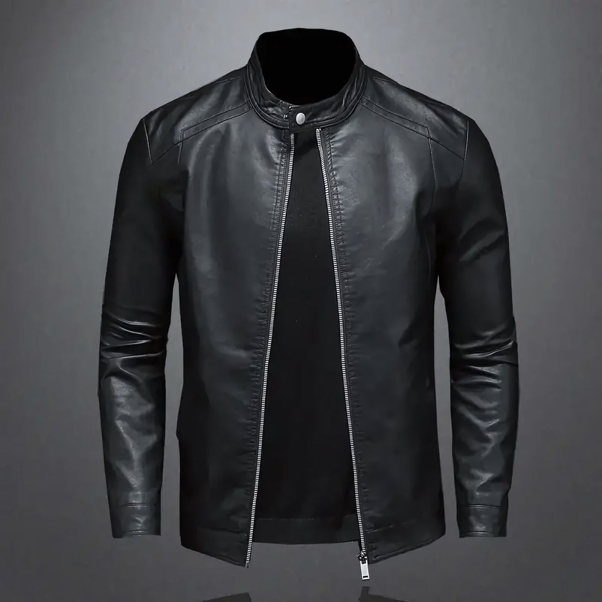 Jaqueta Masculina em Couro Lorennzi Biker