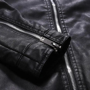 Jaqueta Masculina em Couro Lorennzi Biker