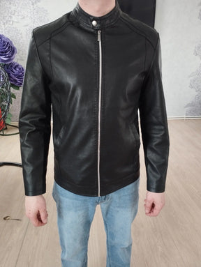 Jaqueta Masculina em Couro Lorennzi Biker