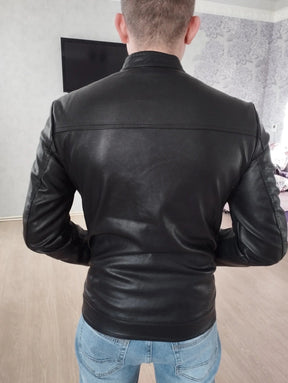 Jaqueta Masculina em Couro Lorennzi Biker