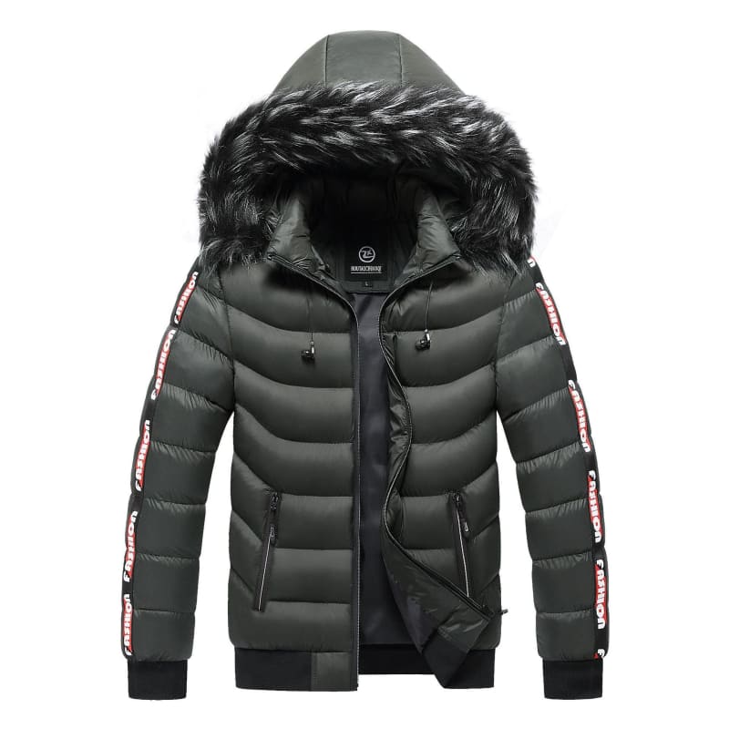 Jaqueta Puffer Masculina Capuz Forrado Lorennzi