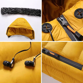 Jaqueta Puffer Masculina Capuz Forrado Lorennzi