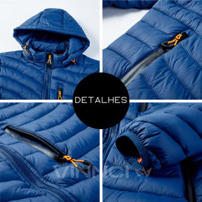 Jaqueta Puffer Masculina Lorennzi - Suporta até -10ºC