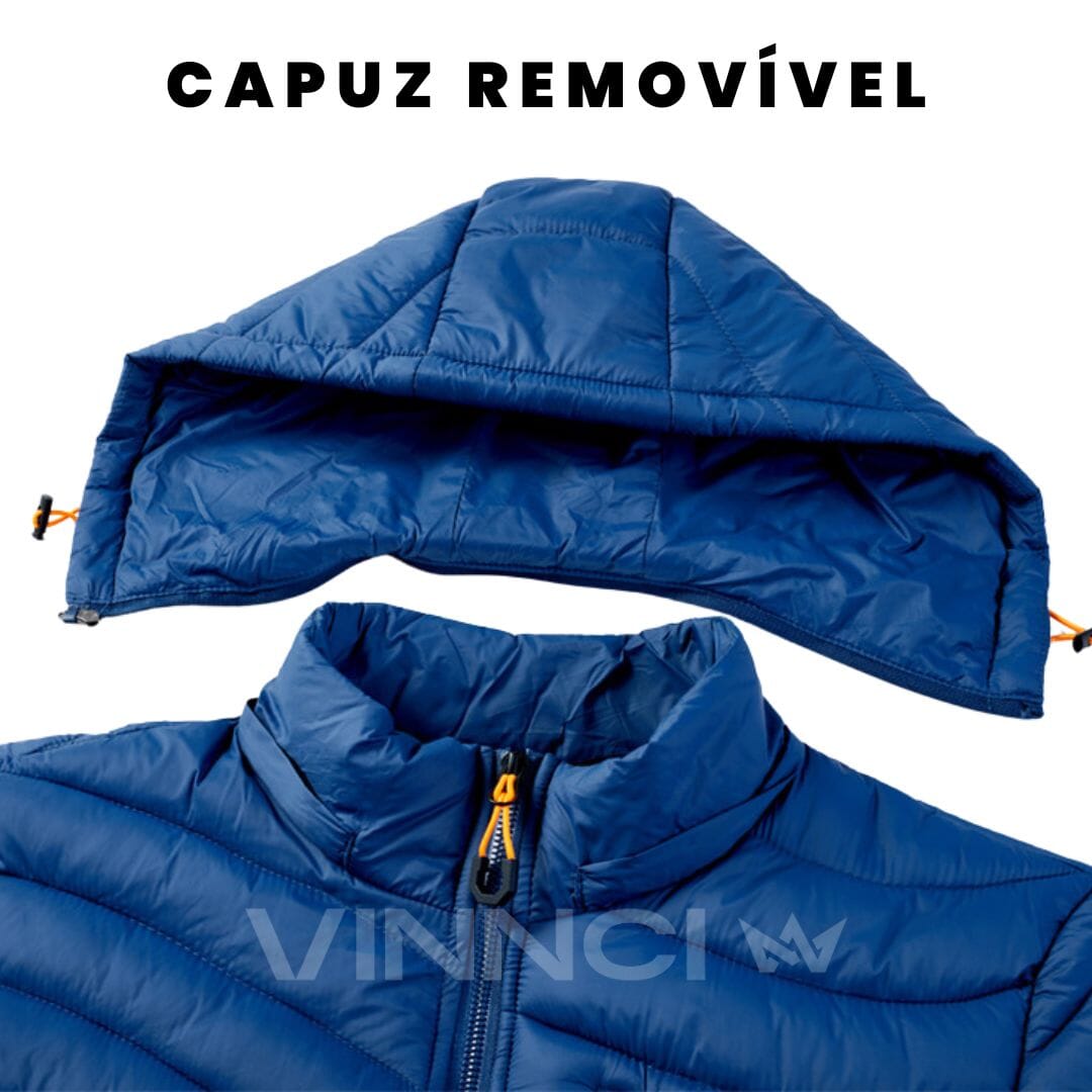 Jaqueta Puffer Masculina Lorennzi - Suporta até -10ºC