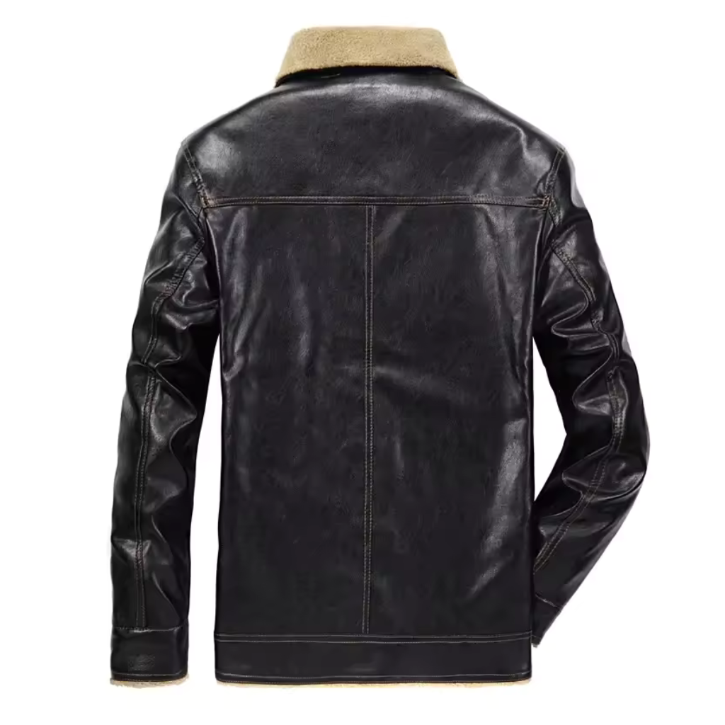 Jaqueta de Couro Masculina Brutale Lorennzi