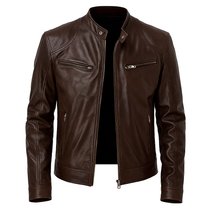 Jaqueta de Couro Masculina Chill Lorennzi