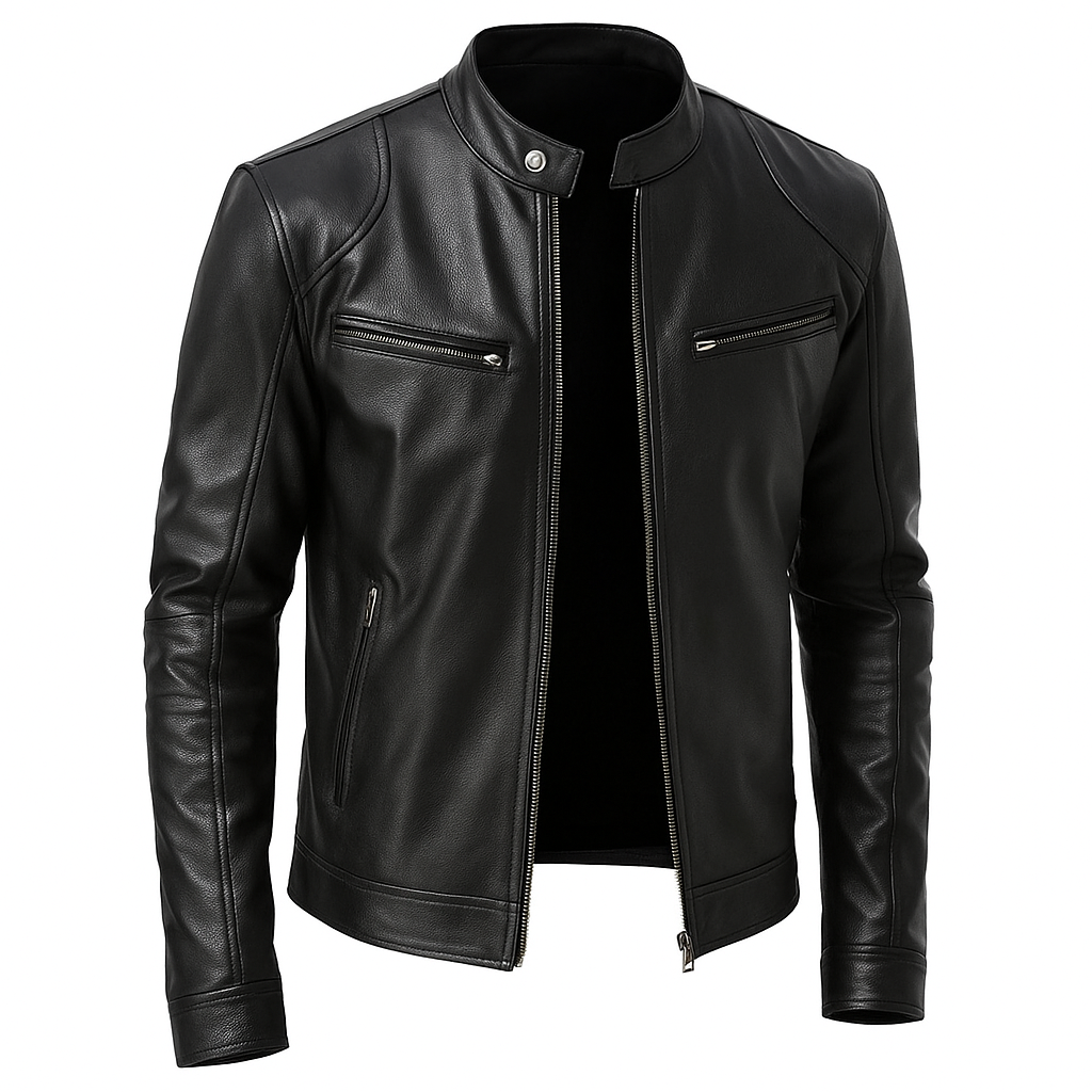 Jaqueta de Couro Masculina Chill Lorennzi
