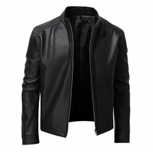 Jaqueta de Couro Masculina Lorennzi Black