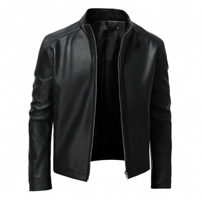 Jaqueta de Couro Masculina Lorennzi Black