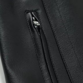 Jaqueta de Couro Masculina Lorennzi Black