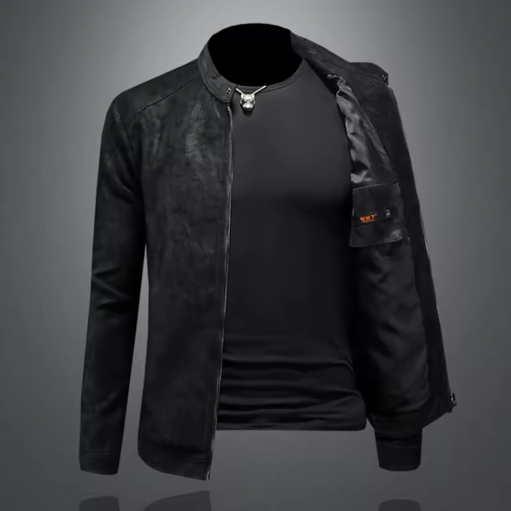 Jaqueta de Couro Masculina Lorennzi Camden