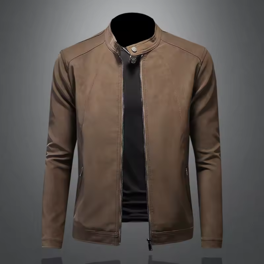 Jaqueta de Couro Masculina Lorennzi Camden