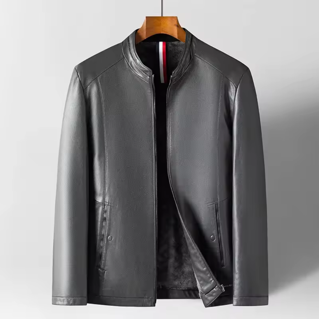 Jaqueta de Couro Masculina Lorennzi High