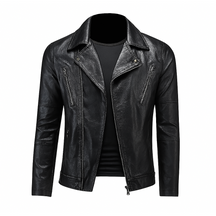 Jaqueta de Couro Masculina Lorennzi Modern