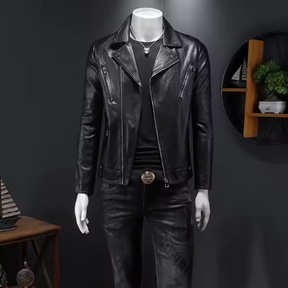 Jaqueta de Couro Masculina Lorennzi Modern