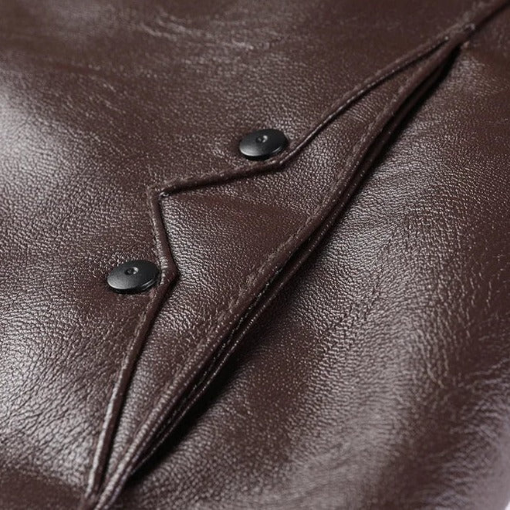 Jaqueta de Couro Masculina Lorennzi Renzo