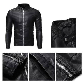 Jaqueta de Couro Masculina Lorennzi Scotland