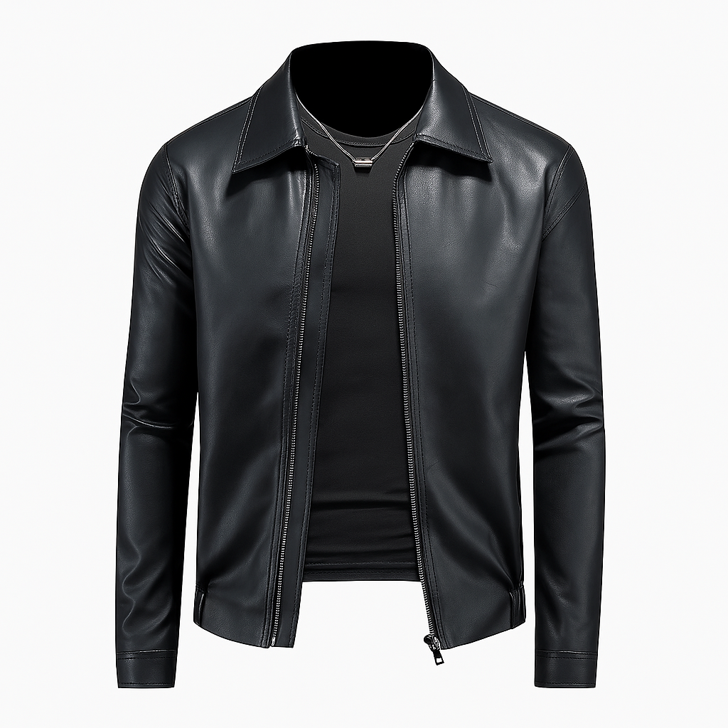 Jaqueta de Couro Masculina Lorennzi Wind