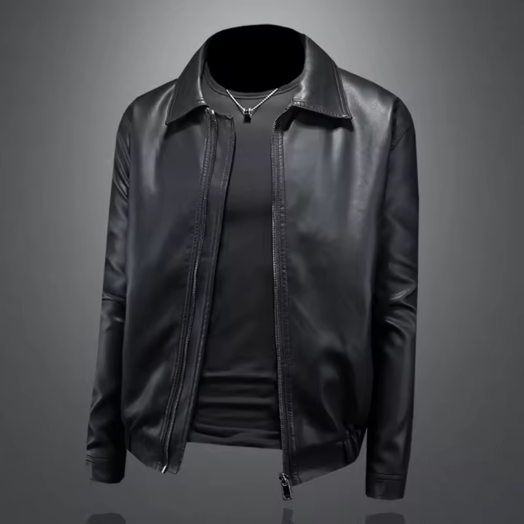 Jaqueta de Couro Masculina Lorennzi Wind
