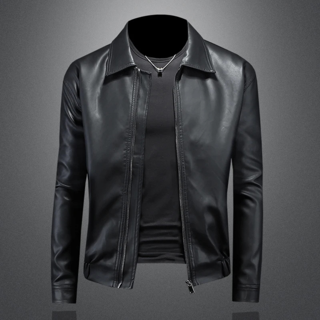 Jaqueta de Couro Masculina Lorennzi Wind