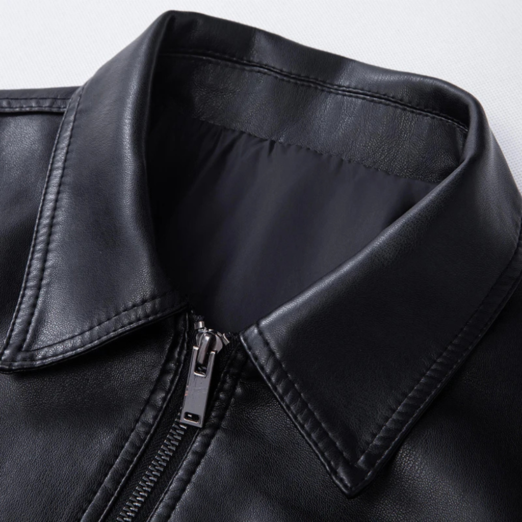 Jaqueta de Couro Masculina Montaro Lorennzi