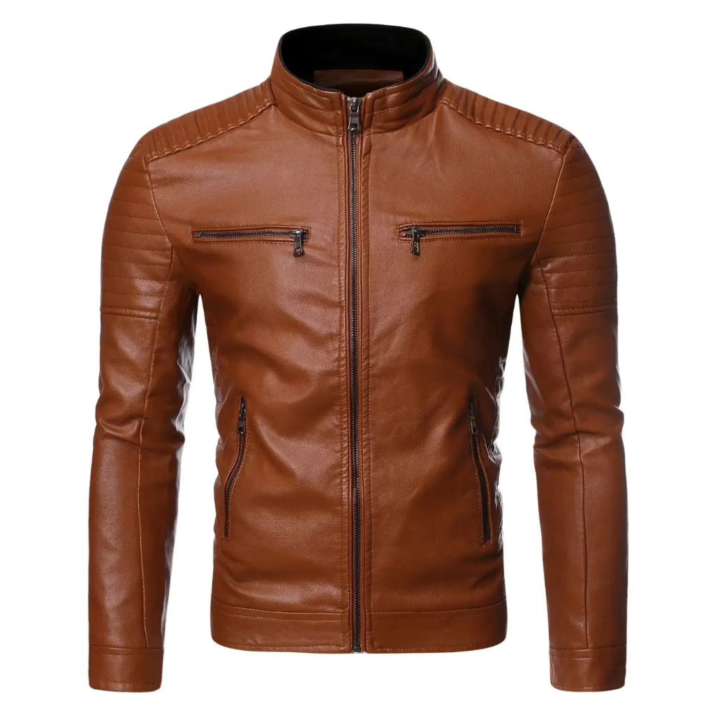 Jaqueta de Couro Masculina Rider Lorennzi