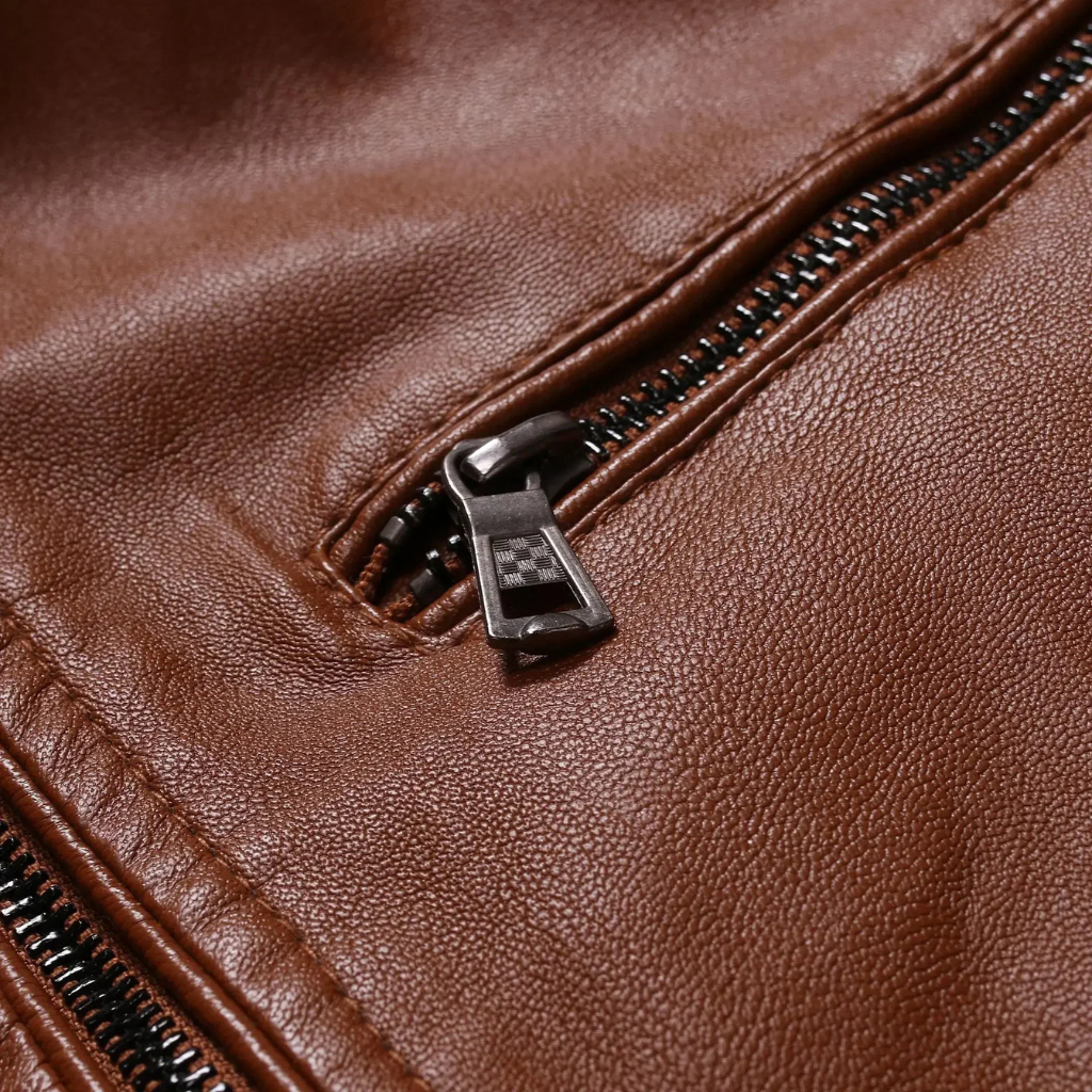 Jaqueta de Couro Masculina Rider Lorennzi