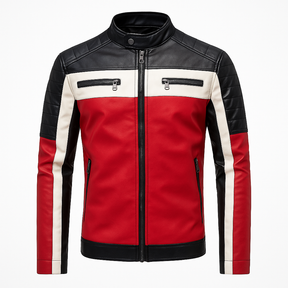 Jaqueta de Couro Masculina Vintage Lorennzi