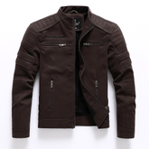 Jaqueta de Couro Masculina Vulcan Lorennzi