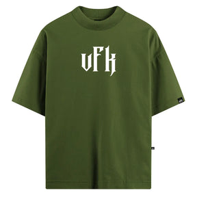 Camiseta Oversized VFK Label Verde