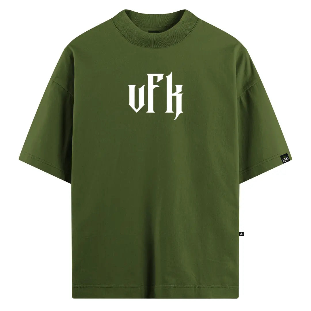 Camiseta Oversized Forjado na Fé Verde