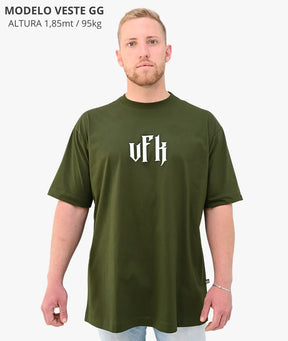 Camiseta Oversized VFK Label Verde