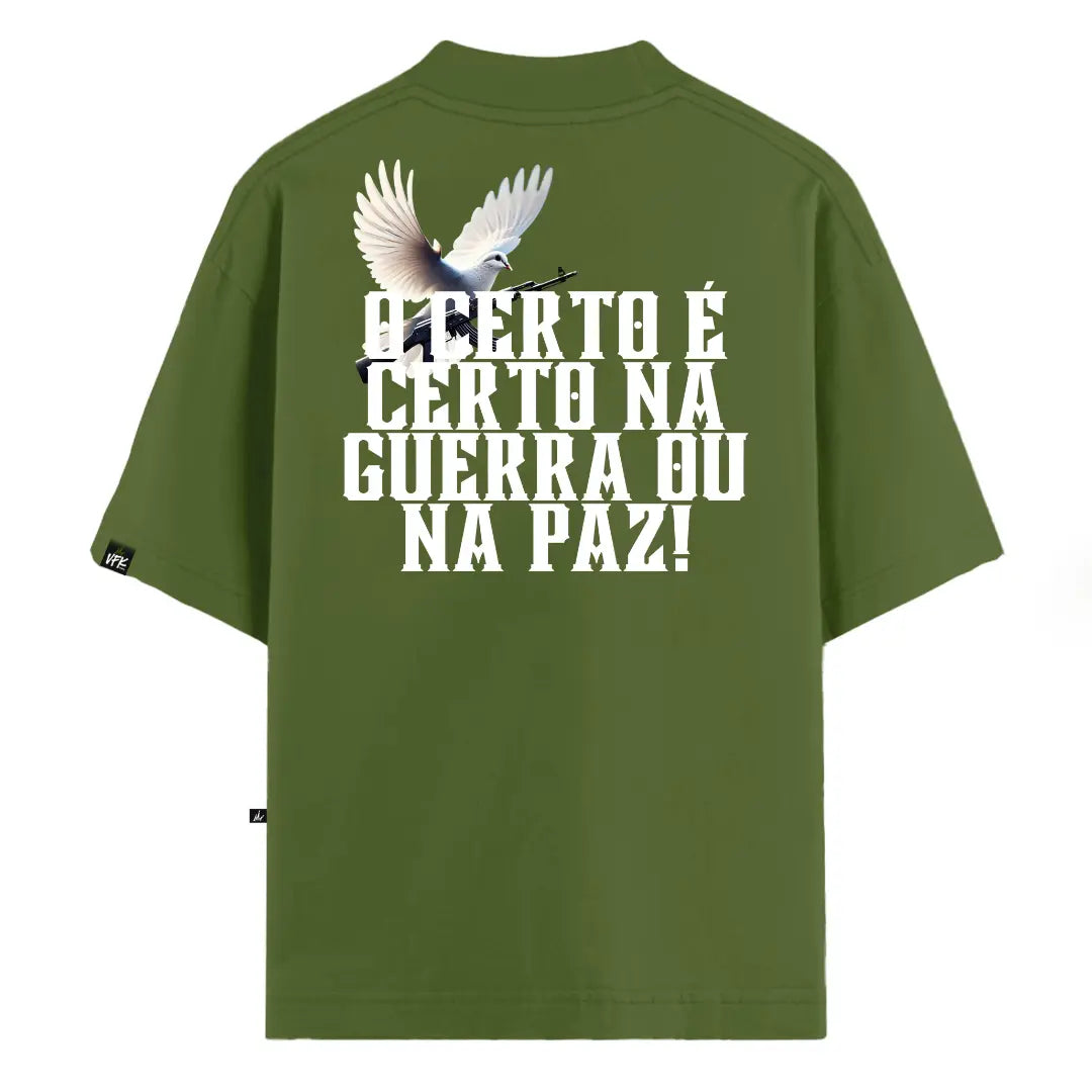 Camiseta Oversized Right for Right Verde