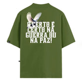 Camiseta Oversized Right for Right Verde