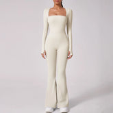 Macacão Casual Flare Manga Longa Modern Confort - FITNESS