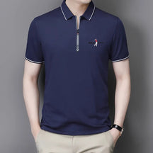Camisa Masculina Polo Zíper