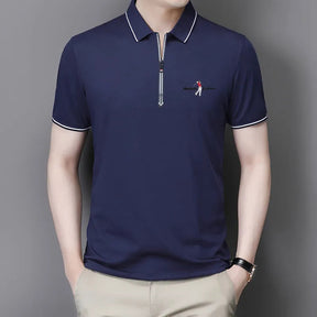 Camisa Masculina Polo Zíper