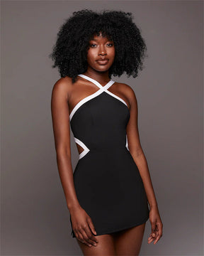 Vestido Esportivo com Shorts Modern Aline