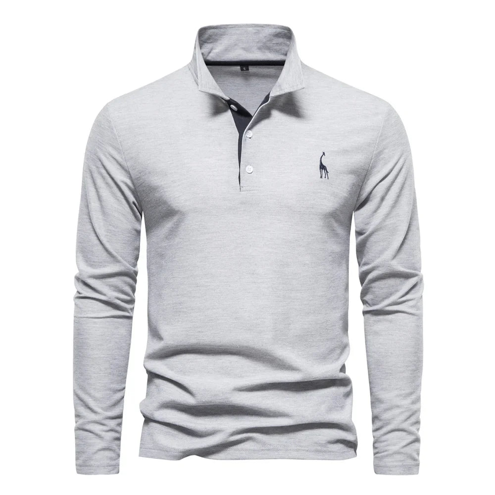 Camisa Masculina Polo Manga Longa