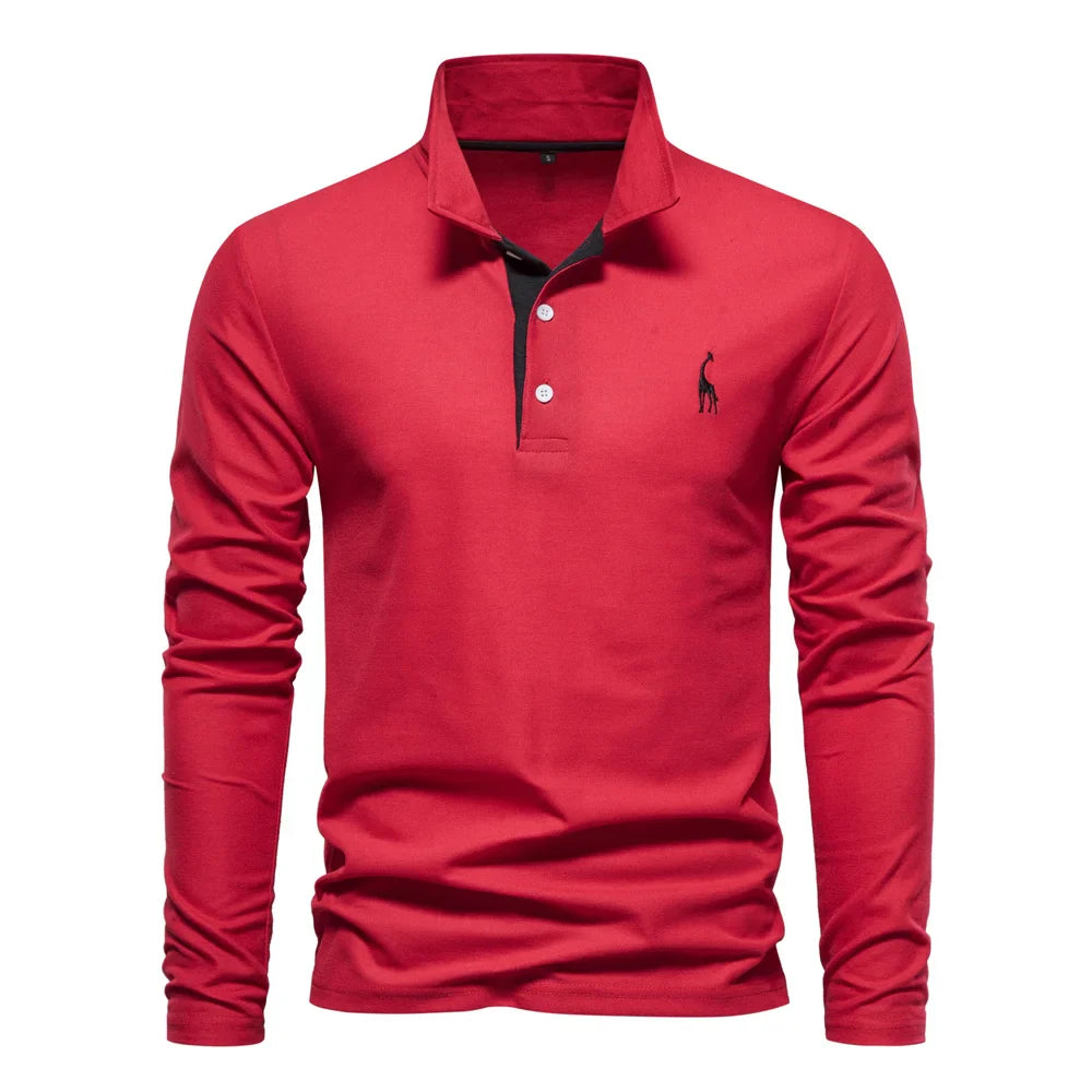 Camisa Masculina Polo Manga Longa