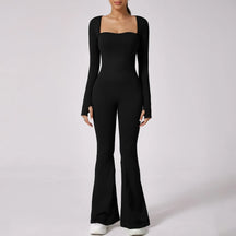 Macacão Casual Flare Manga Longa Modern Confort - FITNESS