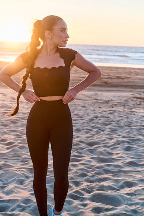 Calça Legging Cintura Alta Sem Costura Modern Basic - CLOUD GYM