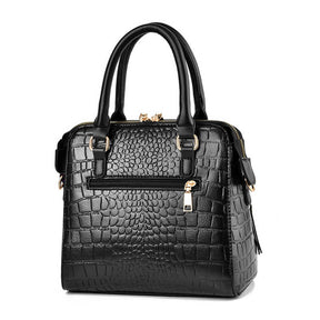 Bolsa Feminina de Couro Alligator