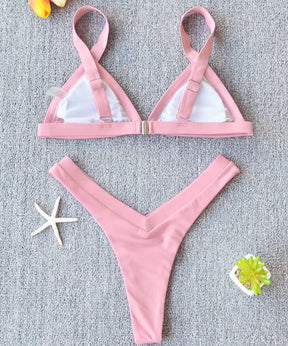 Biquini Asa Delta Fio Dental Premium Alça Regulável | Mel