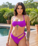 Biquíni Feminino Fio Dental Sustentação Bojo Amarração Lateral | Isla