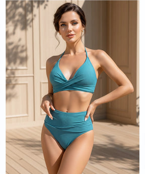 Biquíni Hot Pants Feminino Cintura Alta Canelado Modelador | Amma