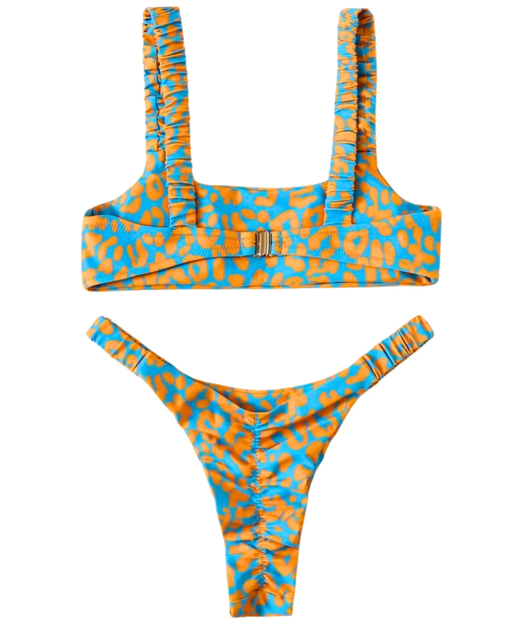 Biquíni Top Estampado Oncinha Animal Print Ajustável | Misie