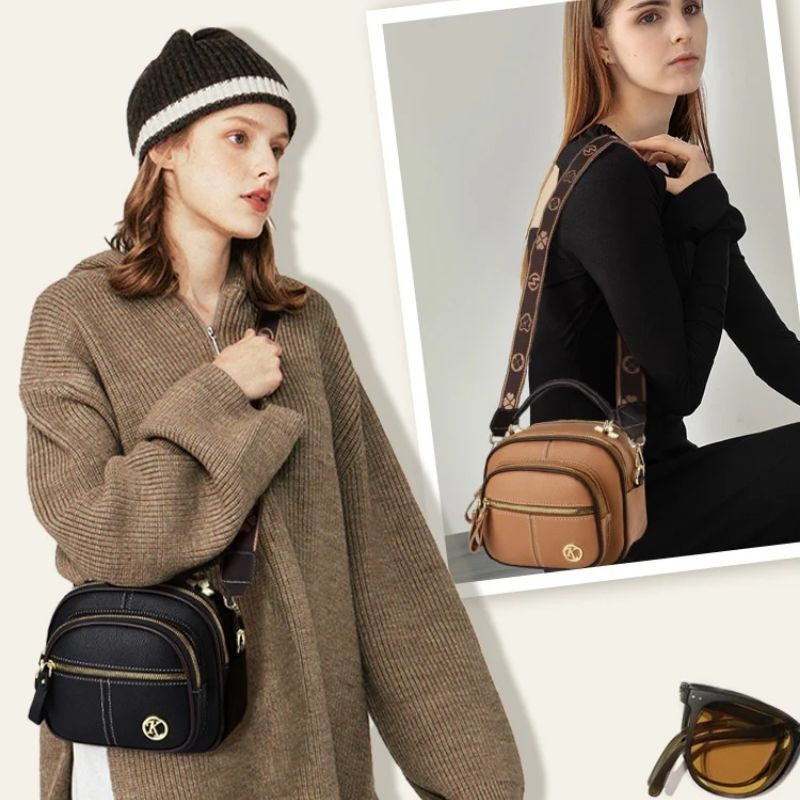 Bolsa de Couro Feminina Karol