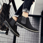 Bota Chelsea em Camurça Masculina Montvani MV291